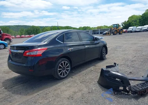 2015 Nissan Sentra S из США, поврежденный, VIN 3N1AB7AP5FY280857